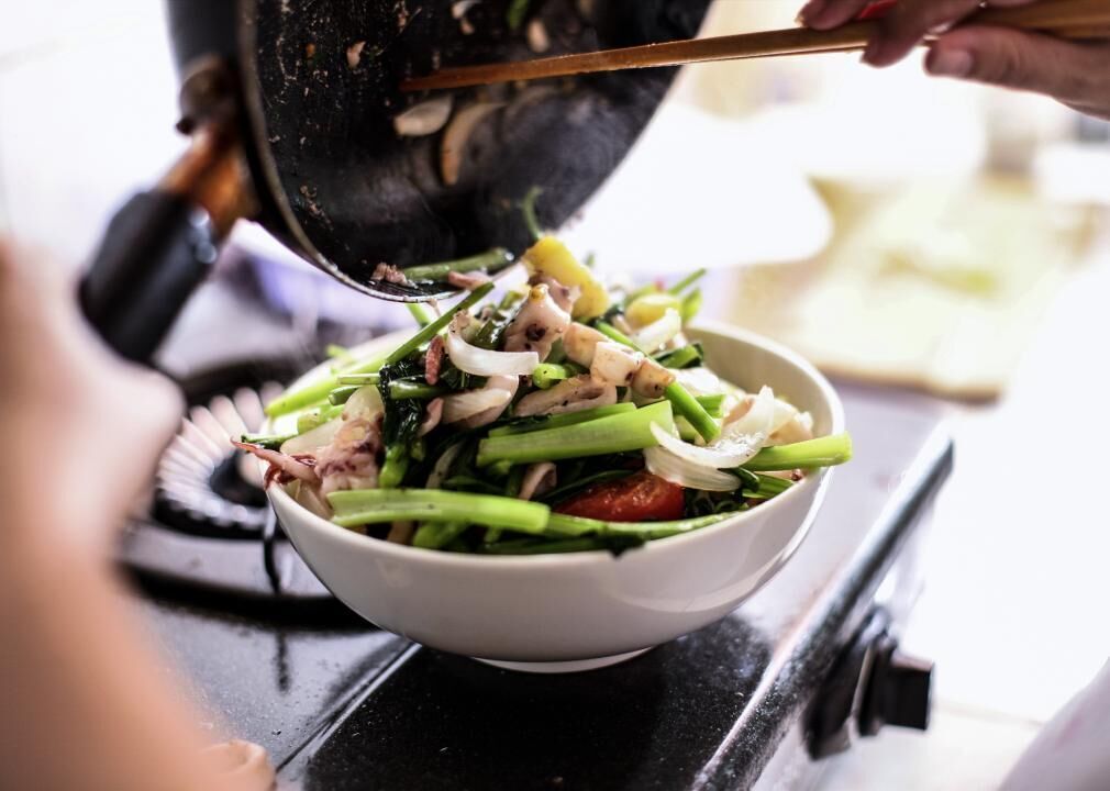 Cook smaller portions to prevent food waste